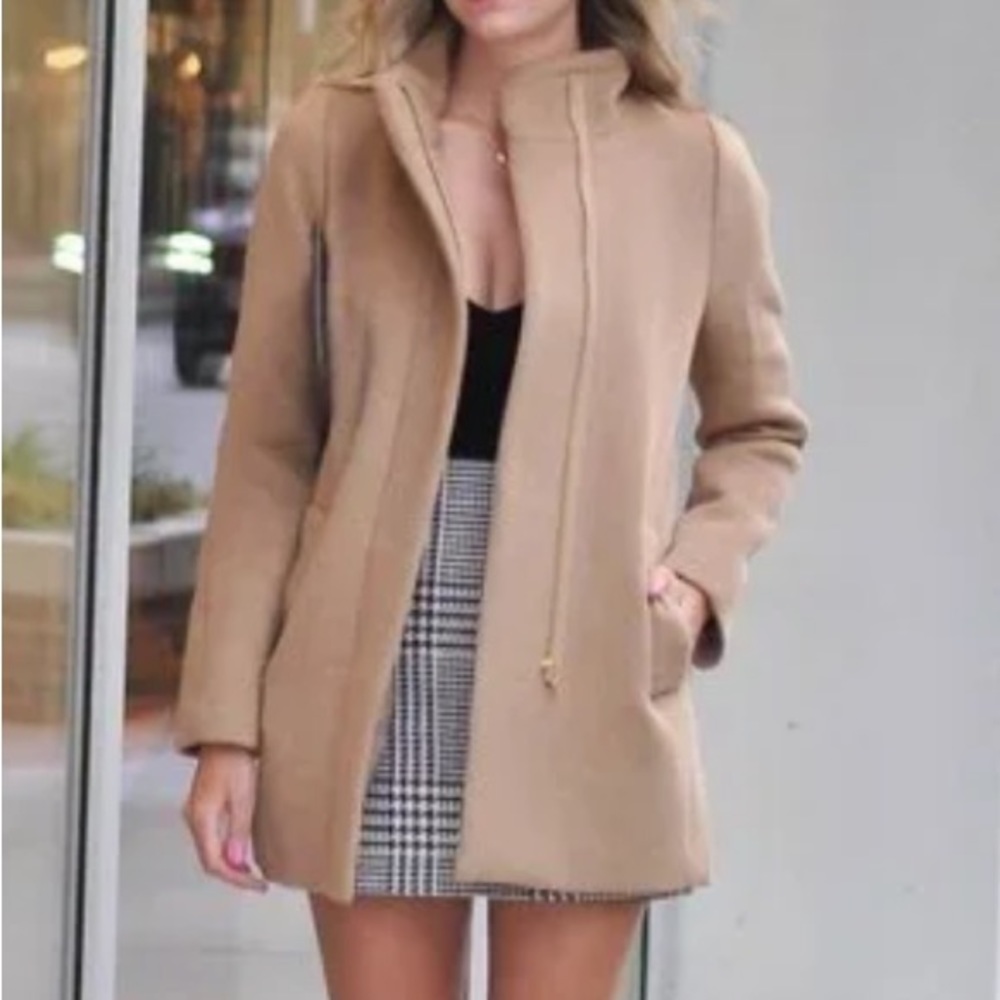 J.Crew Mercantile Tan Wool Jacket - Picture 6 of 6